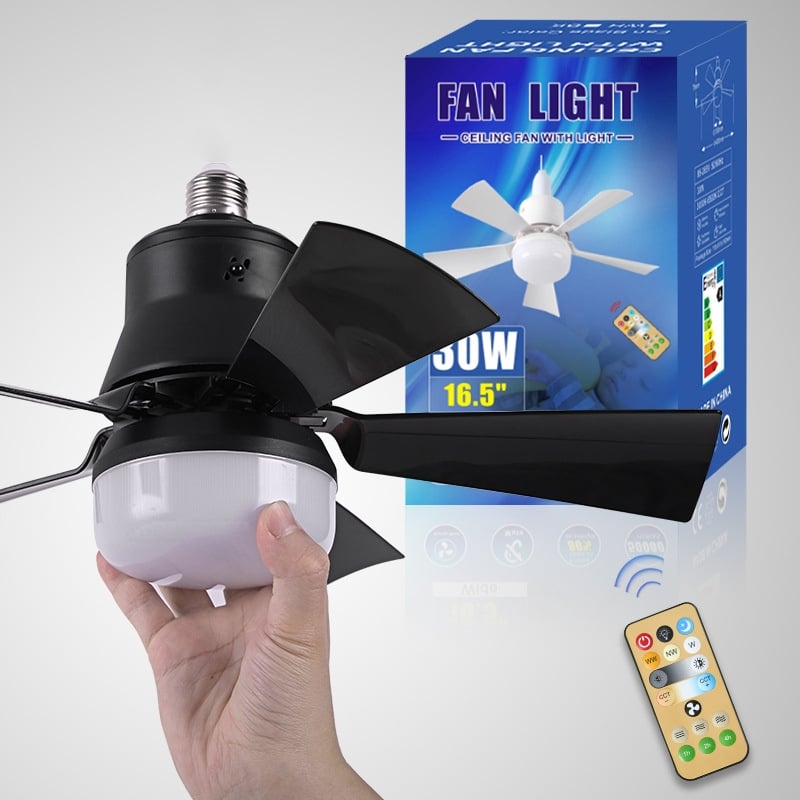 LED Ceiling Fan Light with Remote
