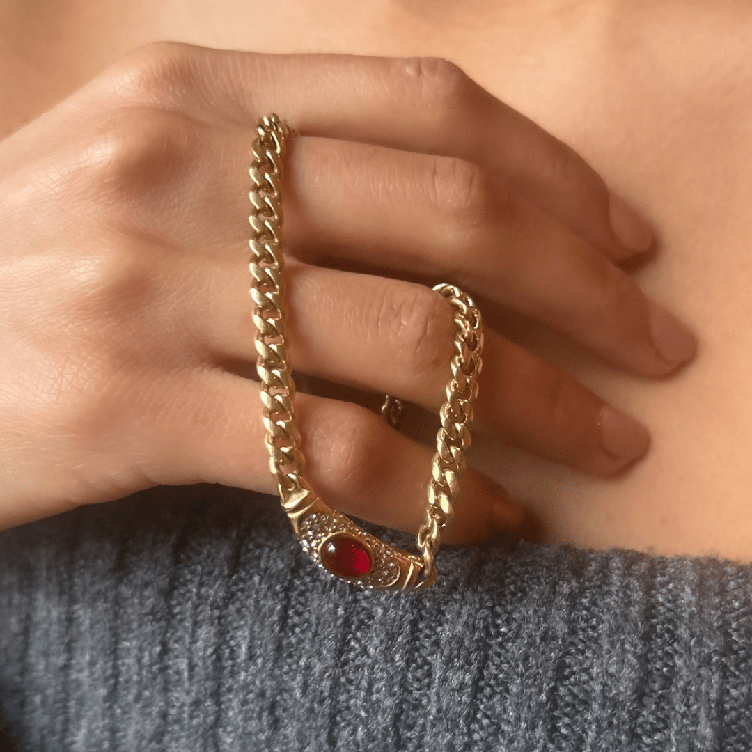 Bella Red Carnelian Necklace