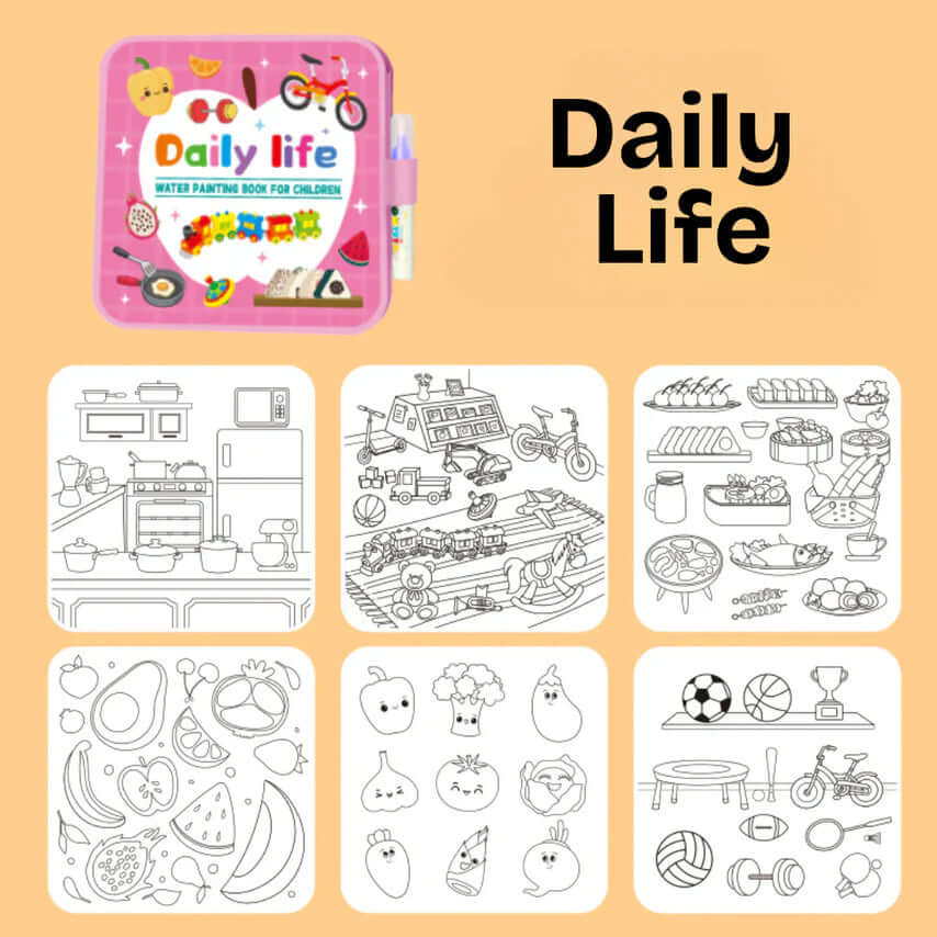 Mess-Free Coloring Books