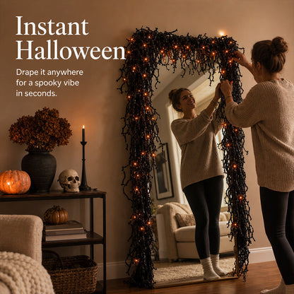 Lighted Creepy Vine Garland