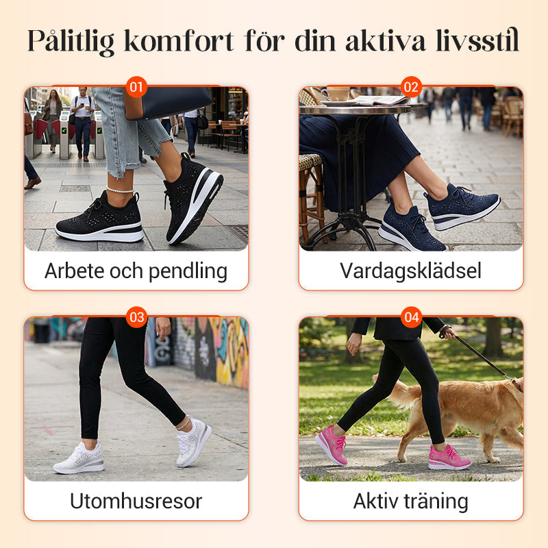 Stylish Breathable Strass Sneakers