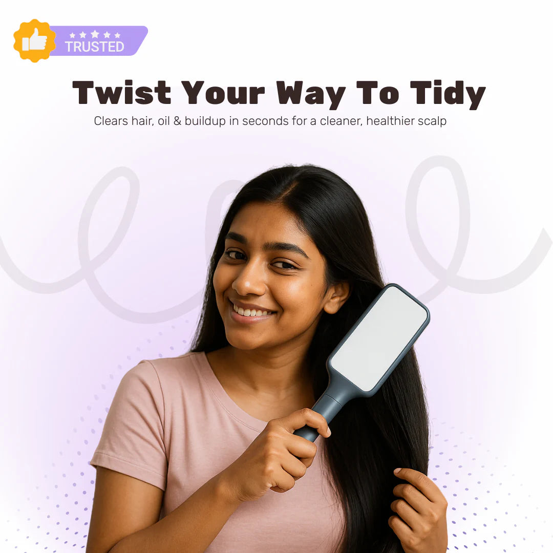 QuickClean Hair Brush