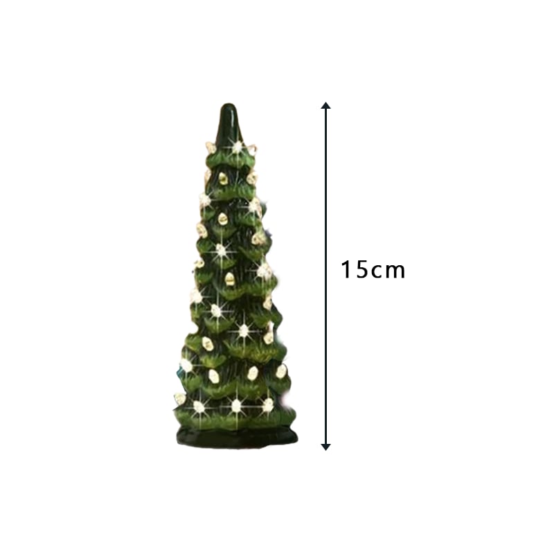 JollyNostalgia Hand-Painted Christmas Trees