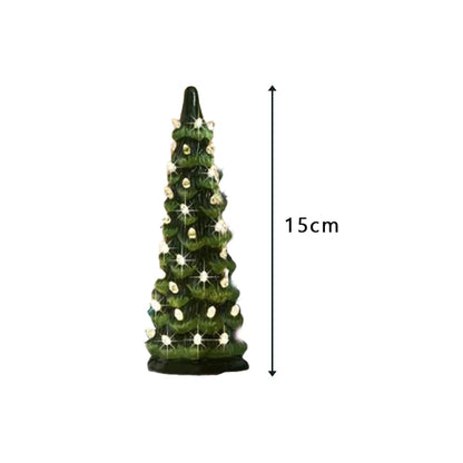 JollyNostalgia Hand-Painted Christmas Trees