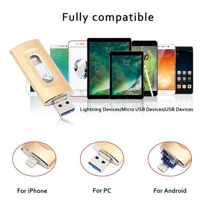 UniFlash 3-in-1 iPhone Storage Drive