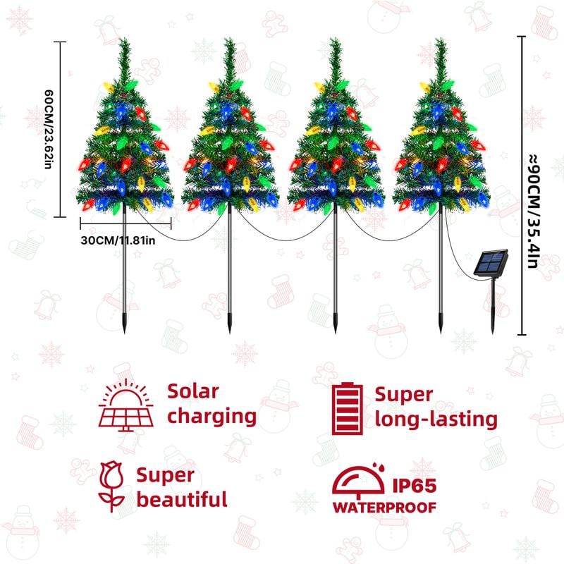 FestivaSolar LED Christmas Trees
