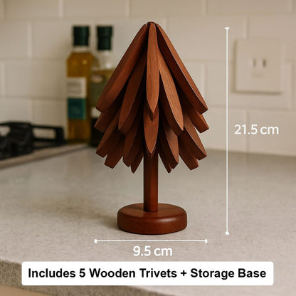 TreeFold Wooden Trivet