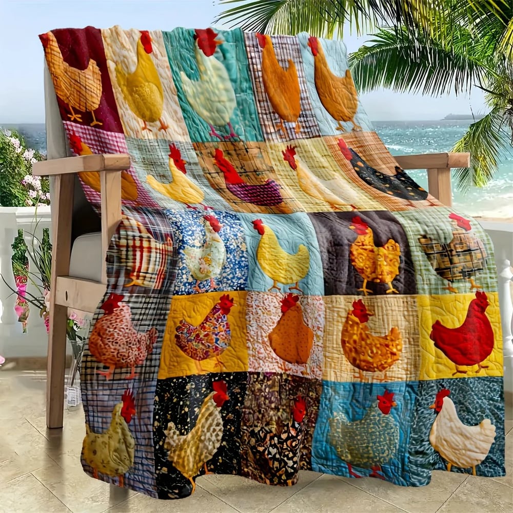 CozyCluck Patchwork Blanket