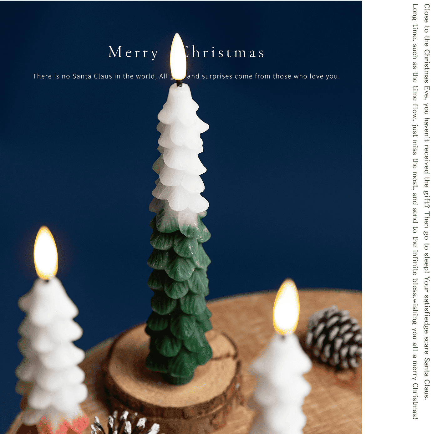 SparklePine LED Candles