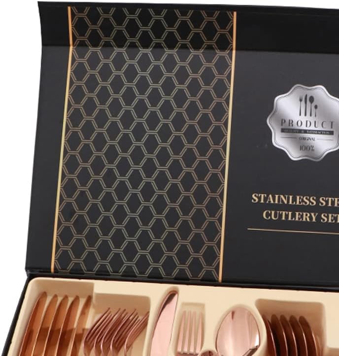 LuxeDine 24-Piece Cutlery