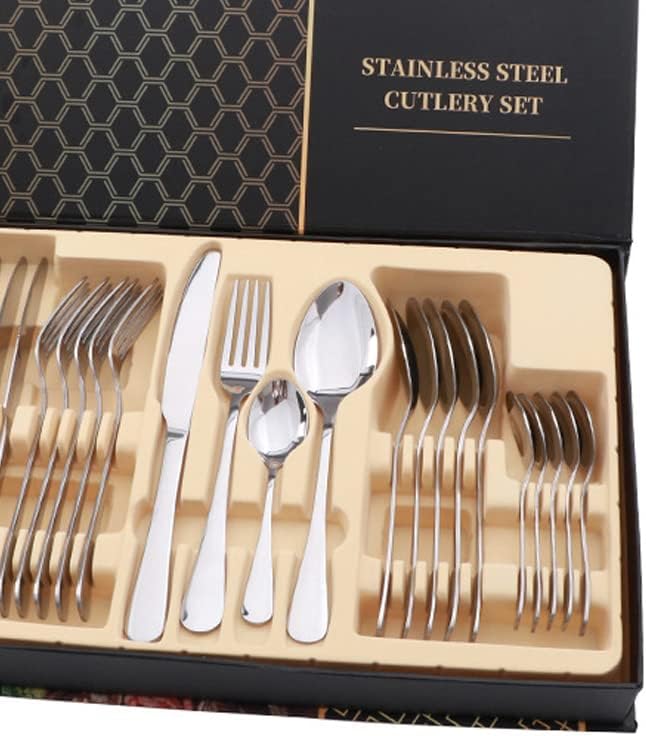 LuxeDine 24-Piece Cutlery