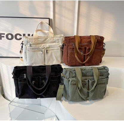 Vintage Monochrome Shoulder Bag