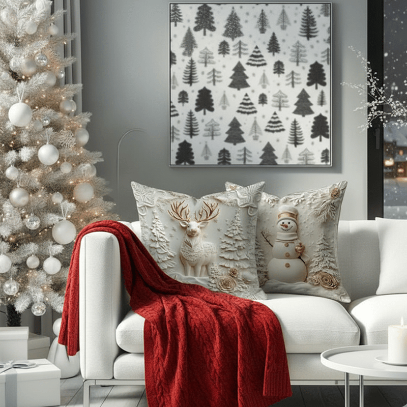 MerryNest Holiday Pillow Covers