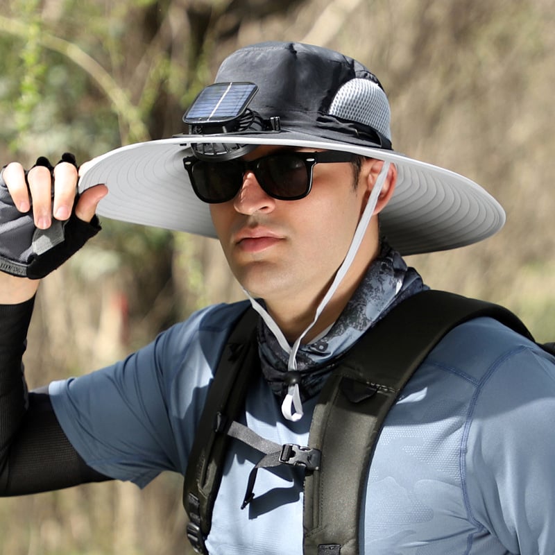 Solar Fan Hat - Unisex Outdoor Fishing
