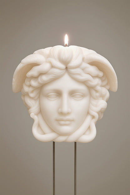SerpentGaze Sculpture Candle