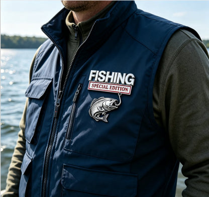 3D Metal Vehicle Fishing Badge