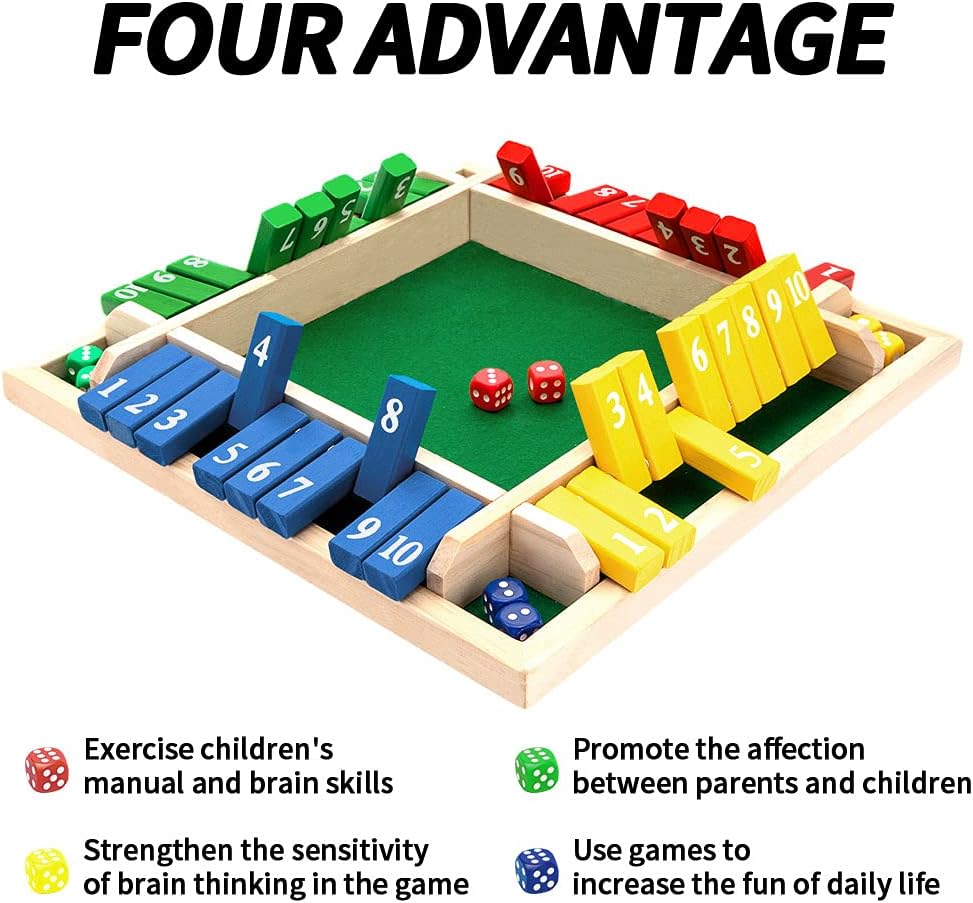 Roll & Shut Board Game