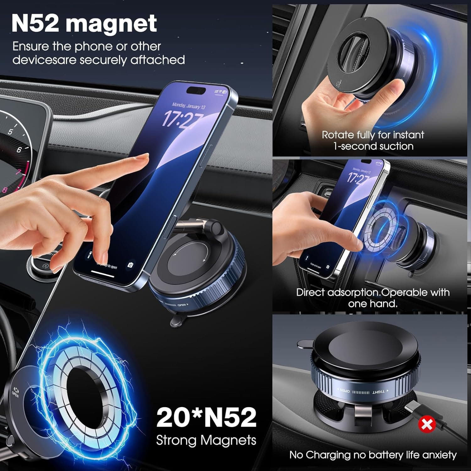 Magnetic Car Phone Mounts