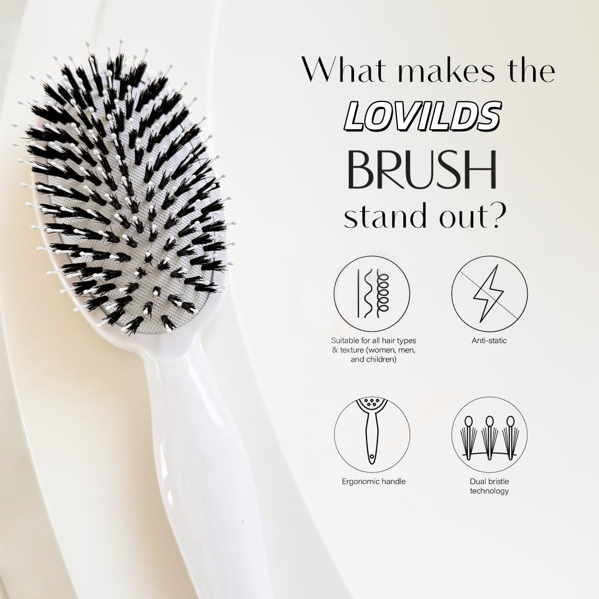 TangleFree Boar & Nylon Brush