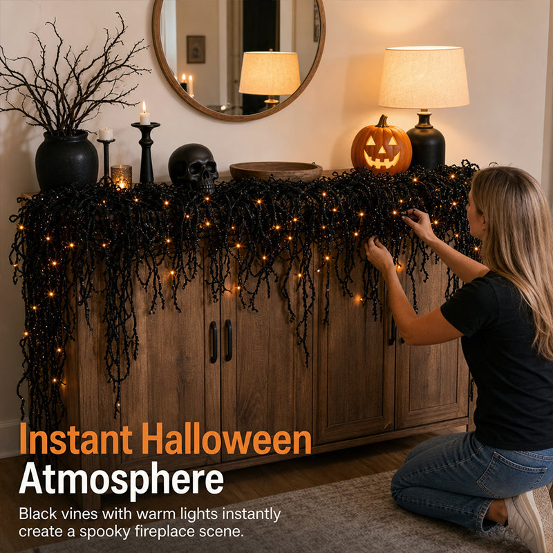 Lighted Creepy Vine Garland