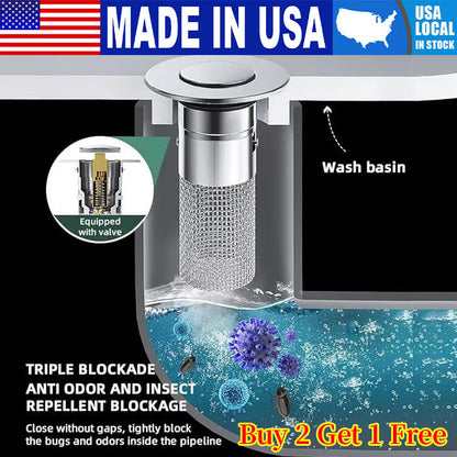 ClogShield Pop-Up Drain Filter