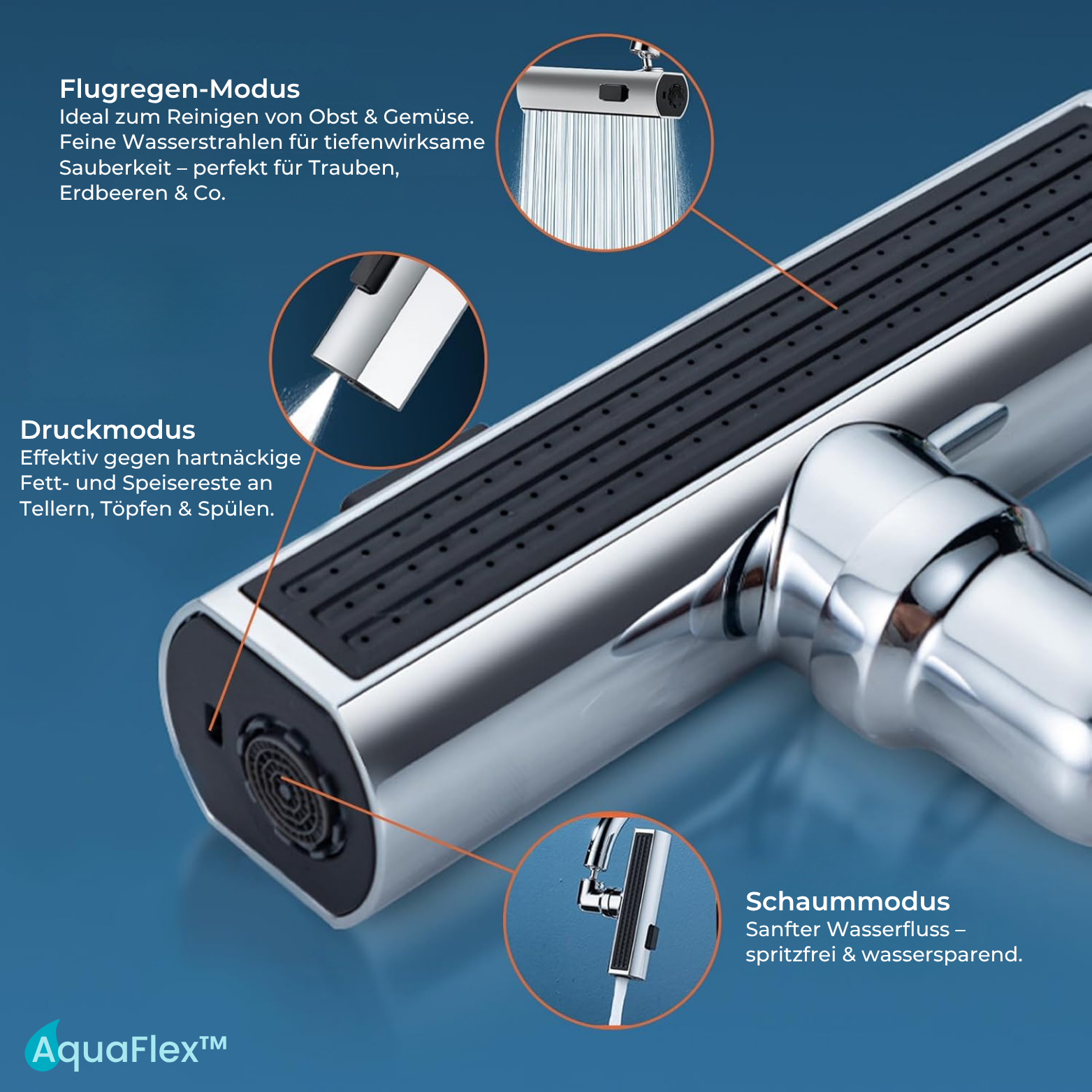 Waterfall Faucet Spray Nozzle
