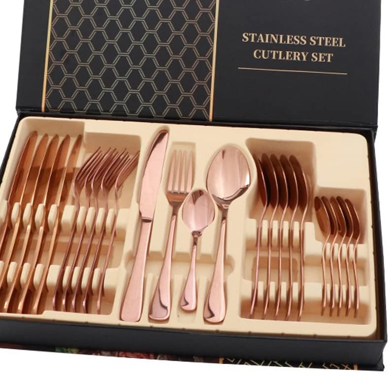 LuxeDine 24-Piece Cutlery