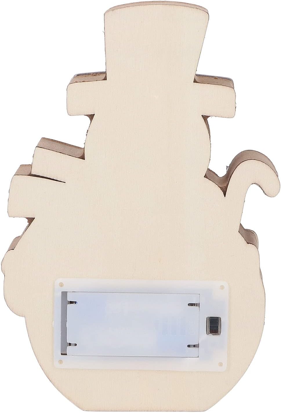 SantaGlow Wooden Ornament