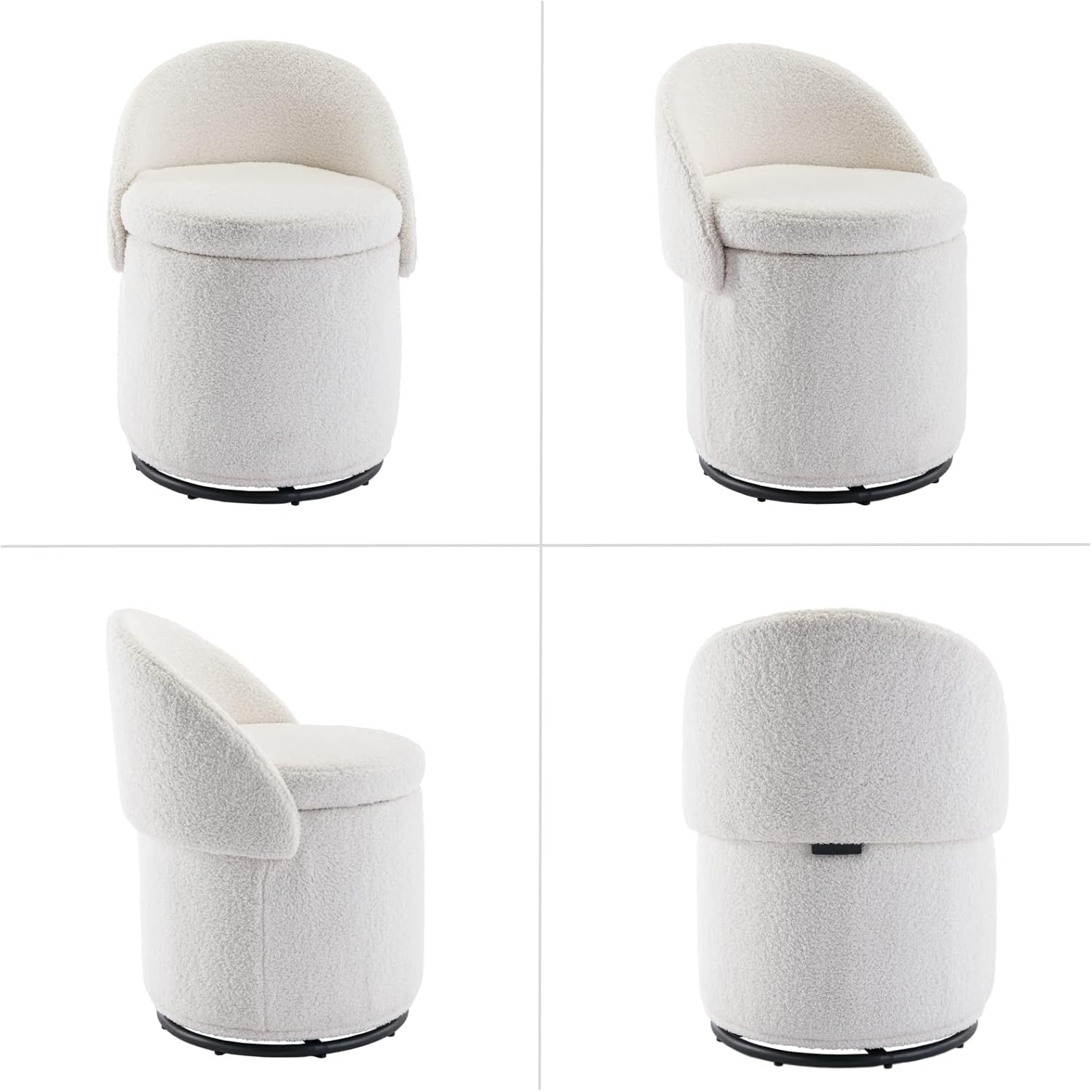 CozyStor Vanity Ottoman