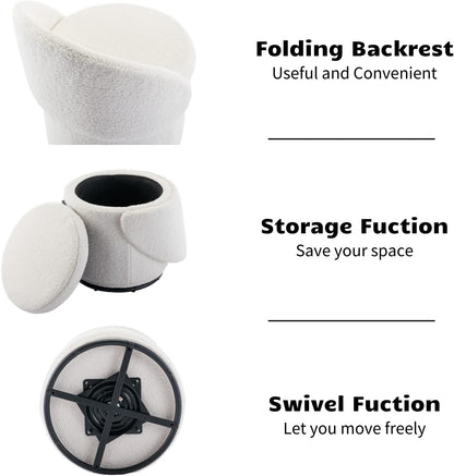 CozyStor Vanity Ottoman