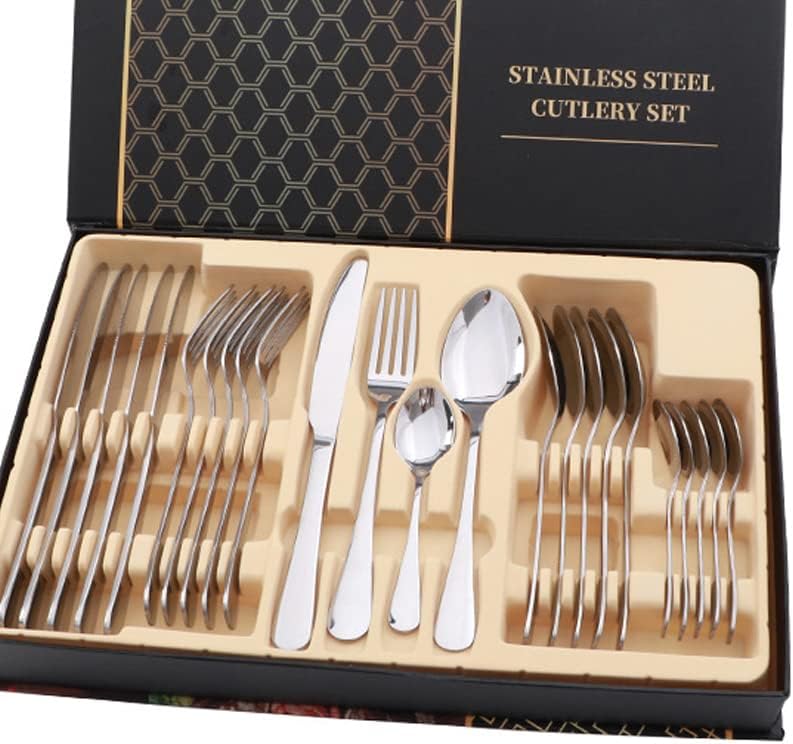 LuxeDine 24-Piece Cutlery