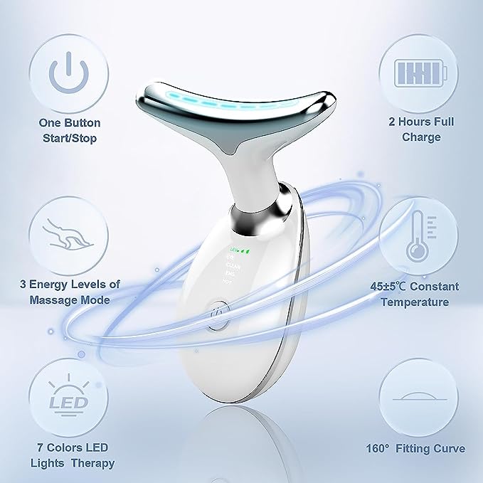 7-Color V Face Massager