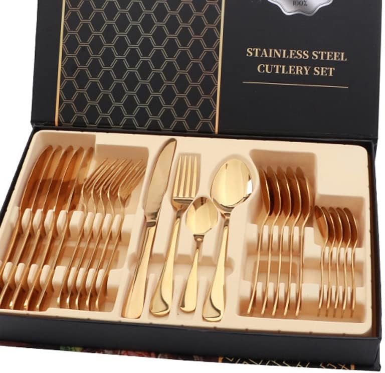 LuxeDine 24-Piece Cutlery
