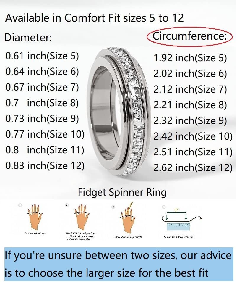 CalmSpin Anxiety Relief Ring