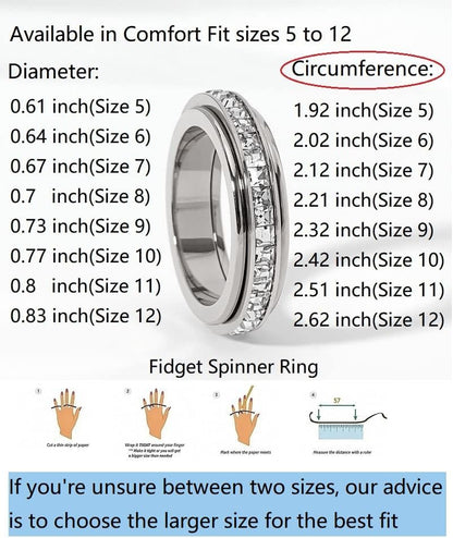 CalmSpin Anxiety Relief Ring