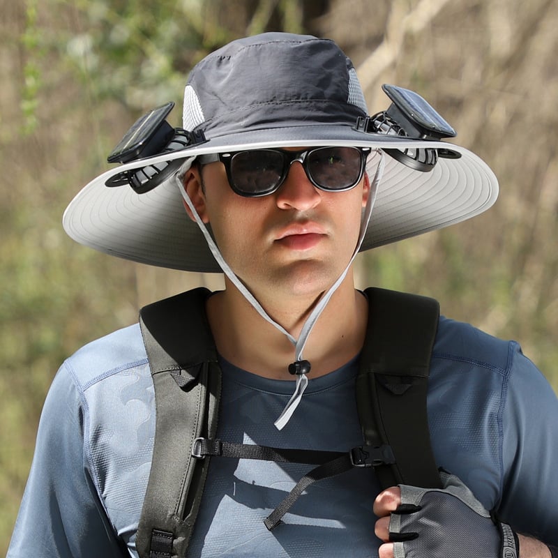Solar Fan Hat - Unisex Outdoor Fishing