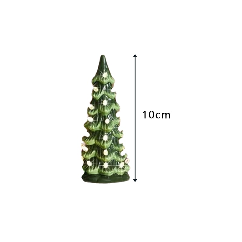 JollyNostalgia Hand-Painted Christmas Trees