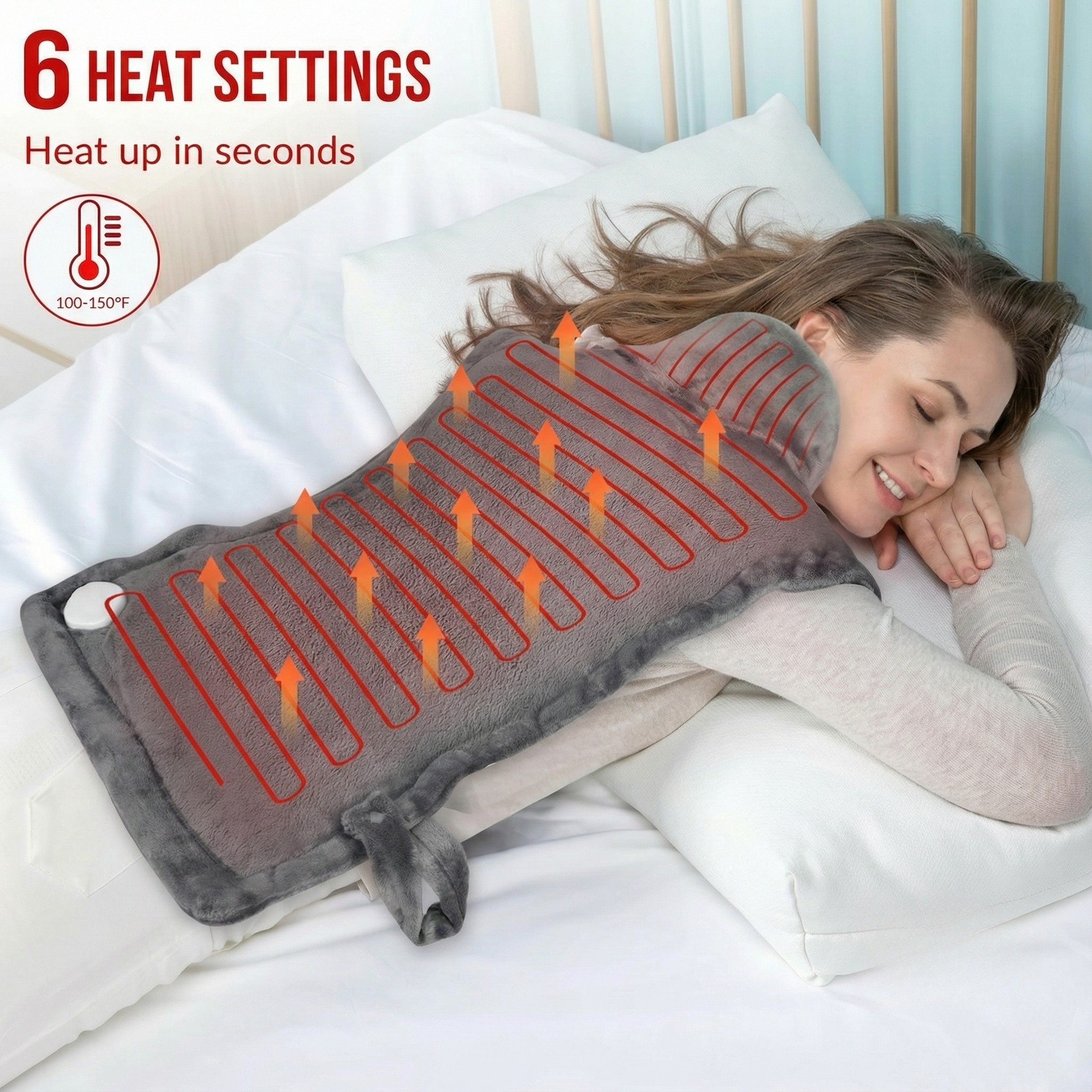 HeatHaven Neck-to-Back Heating Pad