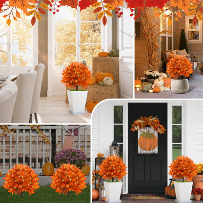 Autumn Maple LED Tree Ornament