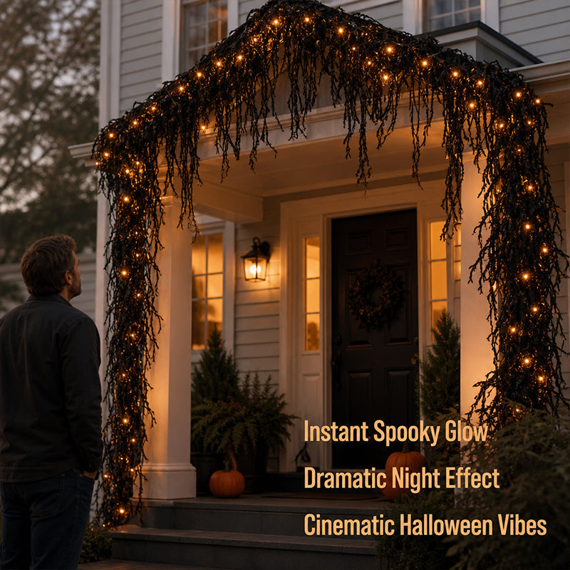 Lighted Creepy Vine Garland