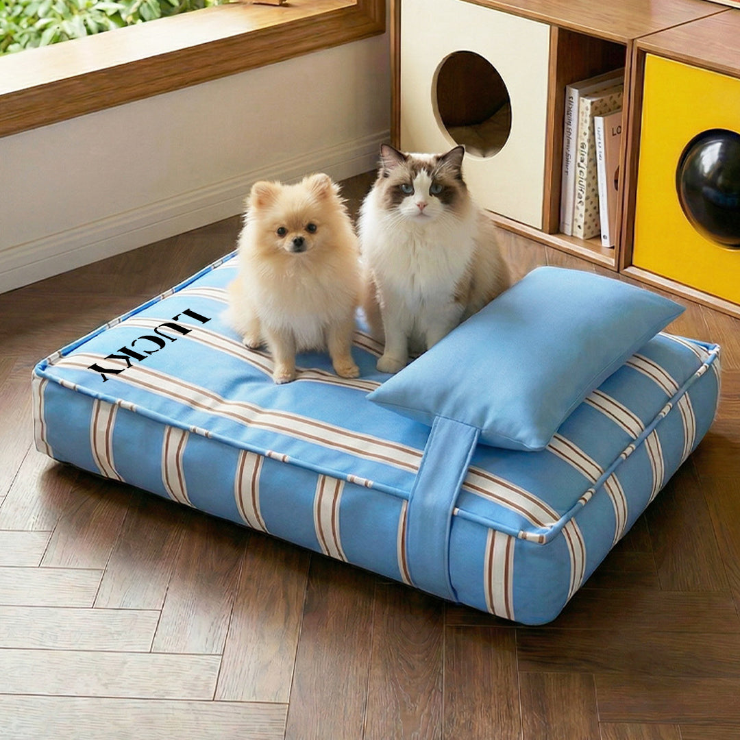 Personalized Pet Bed with Pillow