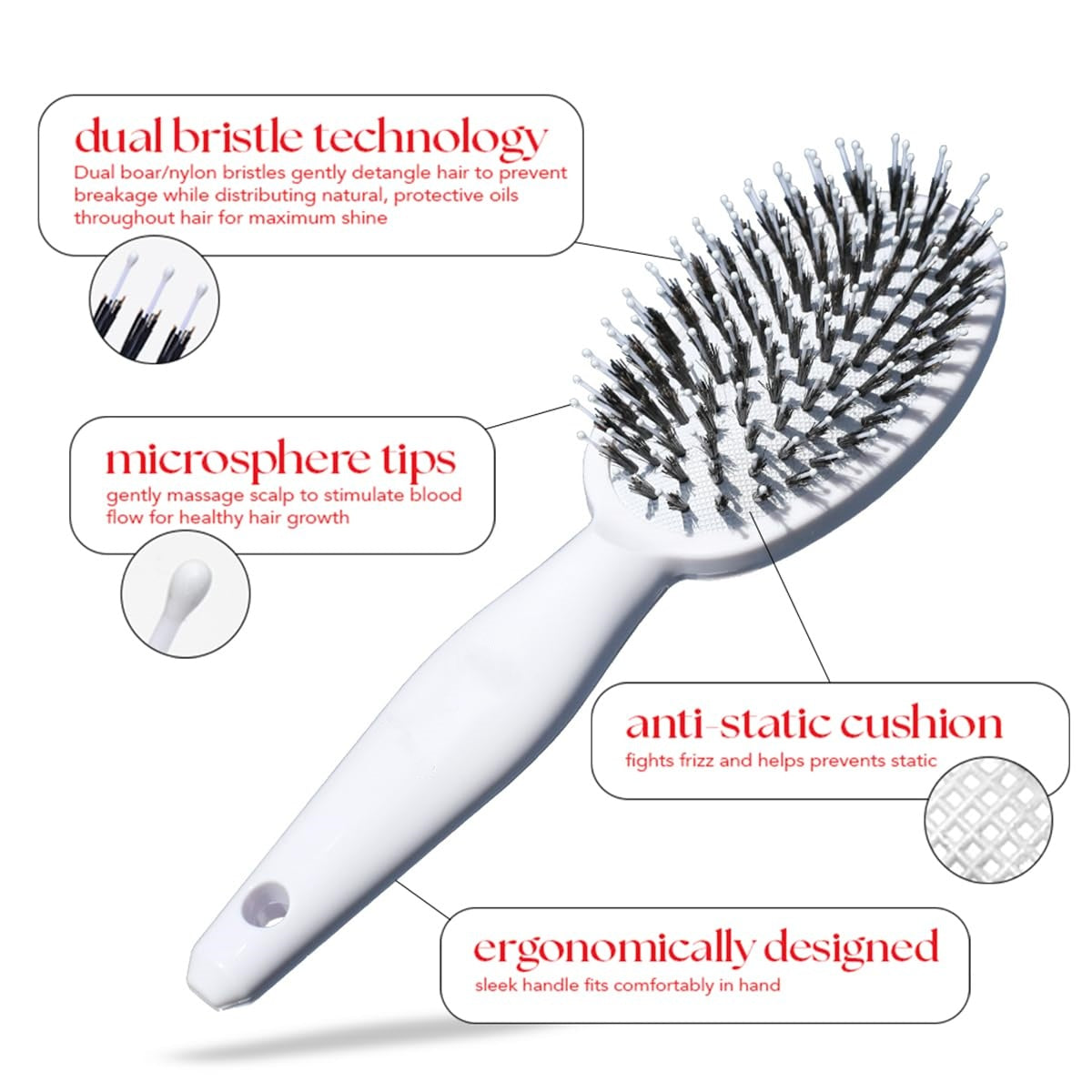 TangleFree Boar & Nylon Brush