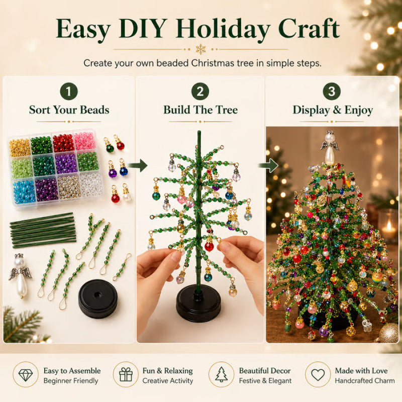 DIY Beaded Christmas Tree Kit