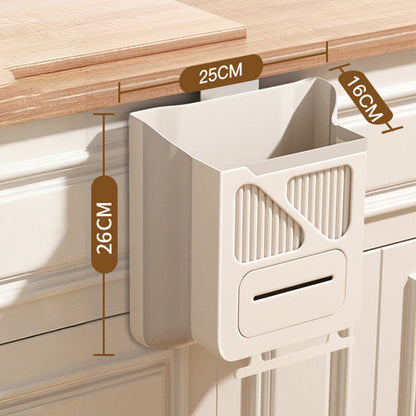Foldable Hanging Kitchen Trash Can