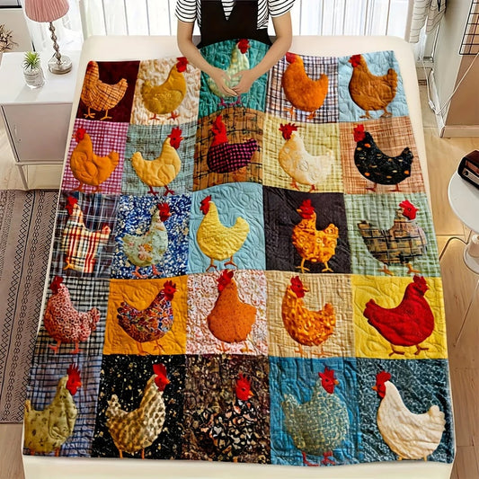 CozyCluck Patchwork Blanket