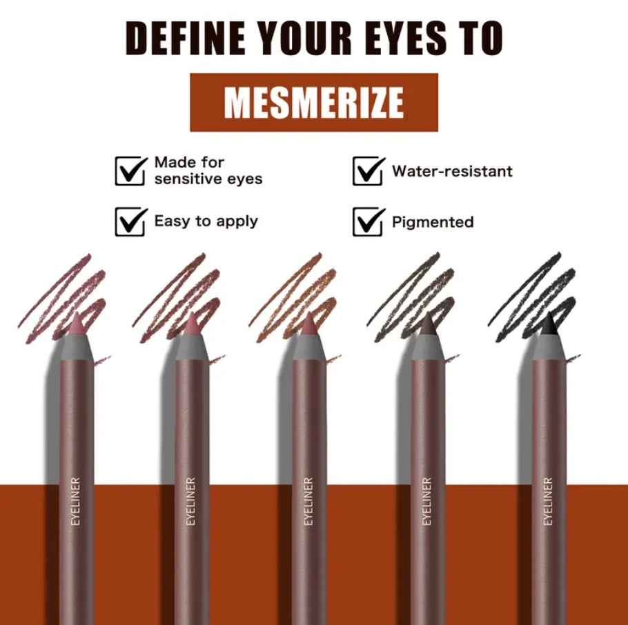 VelvetEdge Waterproof Eyeliner Pencil | 2 for 1!🔥