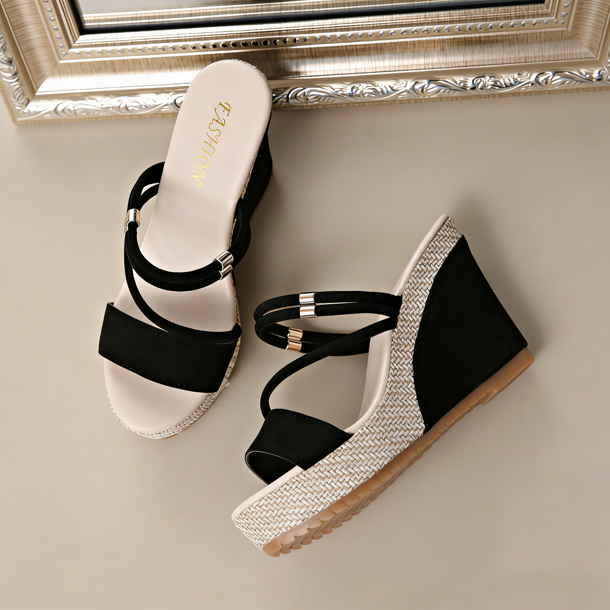 Velvet Air Wedge Sandals