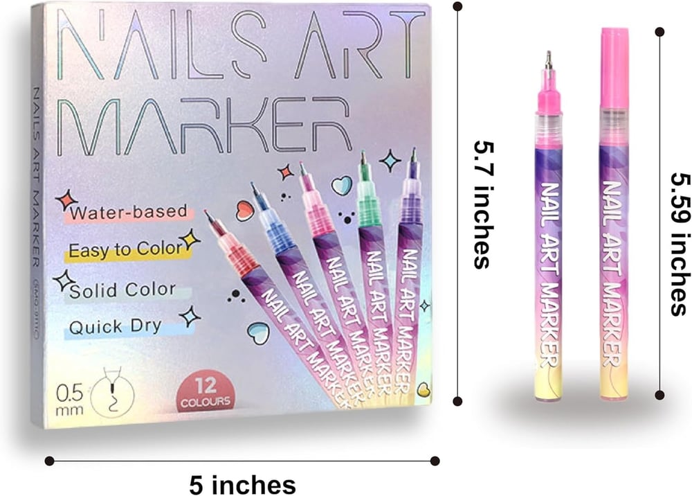 NailArt Master 12-Pen Set