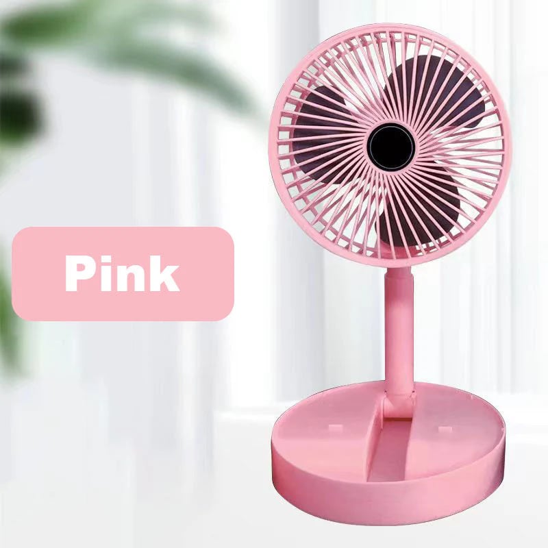Telescopic Folding Fan USB Rechargeable