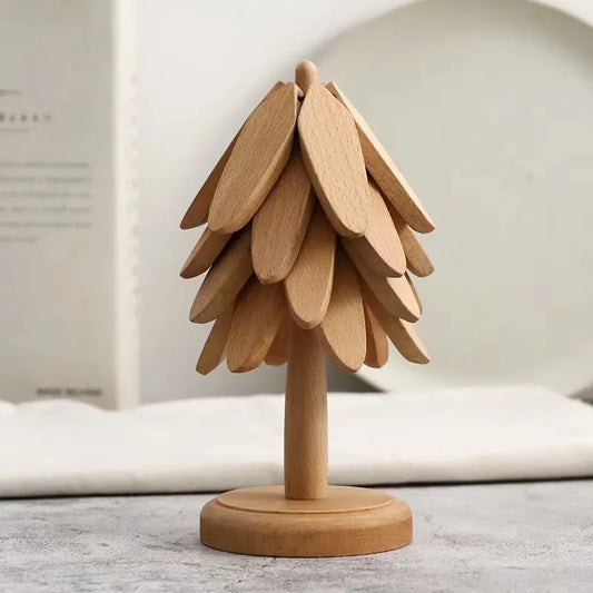 Coastree Wooden Foldable Coasters